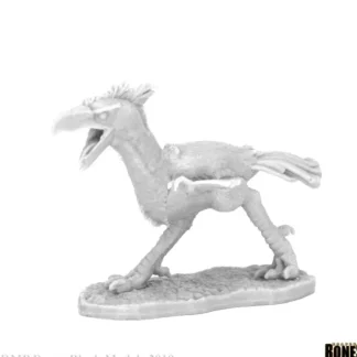 Reaper Miniatures Axebeak (Phorusrhacos) 44075 Bones Black Unpainted Plastic RPG - Your Source for Gaming Essentials New