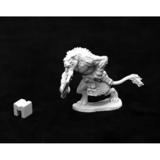Reaper Miniatures Azarmand, Catfolk Barbarian #03934 Dark Heaven Unpainted Metal - Your Source for Gaming Essentials Store