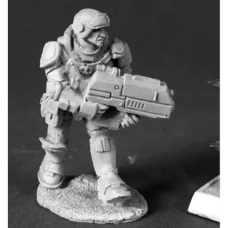 Reaper Miniatures Aztec IMEF Trooper 50322 Chronoscope Unpainted RPG Mini Figure - Your Source for Gaming Essentials Clearance