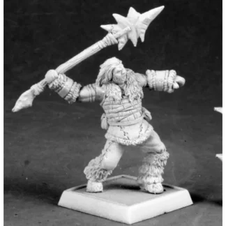 Reaper Miniatures Barbarian Spearthrower #14603 Icingstead Unpainted D&D Mini - Your Source for Gaming Essentials Hot