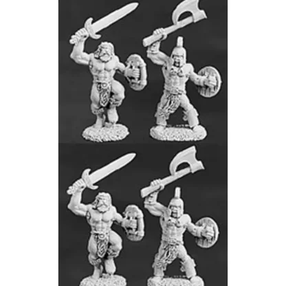 Reaper Miniatures Barbarians 4 Pcs 06037 Dark Heaven Army Packs Unpainted Metal - Your Source for Gaming Essentials Hot