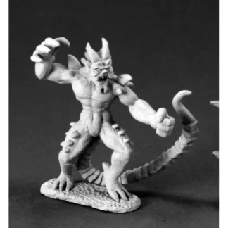 Tabletop Miniatures | Reaper Miniatures Barbed Devil #03574 Dark Heaven Legends Unpainted Metal Figure - Your Source for Gaming Essentials