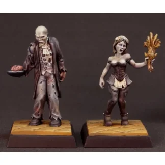 Reaper Miniatures Barglemore & Camille #01626 ReaperCon Unpainted Metal Figure - Your Source for Gaming Essentials Flash Sale