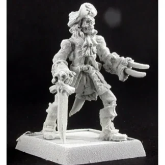 Reaper Miniatures Baron LeBone, Razig Captain #14218 Razig Unpainted D&D Mini - Your Source for Gaming Essentials Outlet