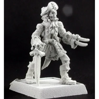 Reaper Miniatures Baron LeBone, Razig Captain #14218 Razig Unpainted D&D Mini - Your Source for Gaming Essentials Outlet