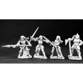 Reaper Miniatures Battle Nuns and Mother Superior #06062 Warlord Army Unpainted - Your Source for Gaming Essentials Flash Sale