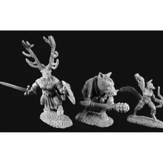 Reaper Miniatures Beastmen Of the Wyld #02900 Dark Heaven Unpainted Metal - Your Source for Gaming Essentials New