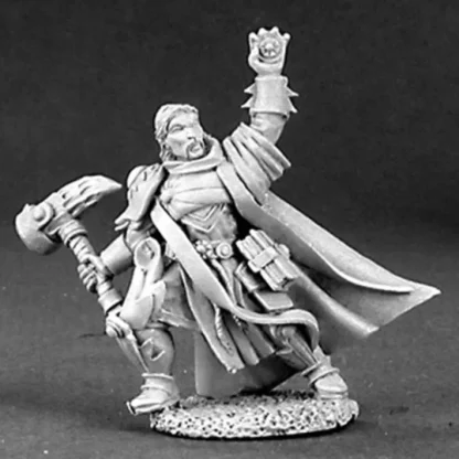 Reaper Miniatures Bergun Sunblaze, Sun Priest 03185 Dark Heaven Unpainted Metal - Your Source for Gaming Essentials Flash Sale