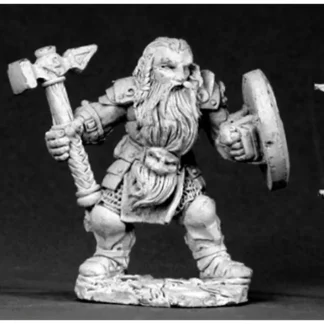 Reaper Miniatures Bjorn, Dwarven Warrior #02607 Dark Heaven Unpainted Metal - Your Source for Gaming Essentials Best