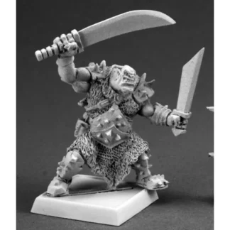 Reaper Miniatures Black Orc Tundra Stalker #14640 Kargir Unpainted RPG D&D Mini - Your Source for Gaming Essentials Hot