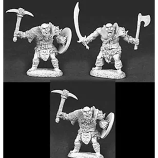 Reaper Miniatures Black Orc 3 Pieces #06038 Dark Heaven Army Pack Metal - Your Source for Gaming Essentials New