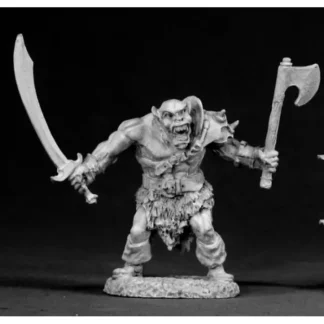 Reaper Miniatures Black Orc Warrior #02321 Dark Heaven Legends Unpainted Metal - Your Source for Gaming Essentials Fashion