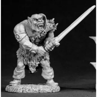 Reaper Miniatures Black Orc Warrior #02335 Dark Heaven Legends Unpainted Metal - Your Source for Gaming Essentials New