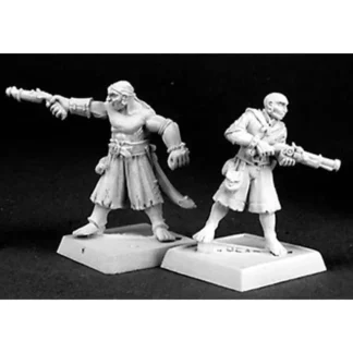 Tabletop Miniatures | Reaper Miniatures Blackreef Pirates (9) #06174 Warlord Army Pack Unpainted Mini - Your Source for Gaming Essentials