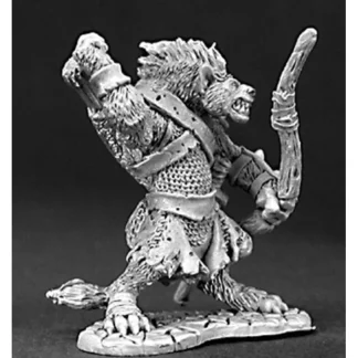 Reaper Miniatures Blacktongue, Gnoll Ranger #03190 Dark Heaven Unpainted Metal - Your Source for Gaming Essentials Shop