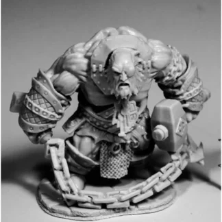 Reaper Miniatures Bluferg, Fire Giant Jailor#77593 Bones RPG D&D Mini Figure - Your Source for Gaming Essentials Cheap