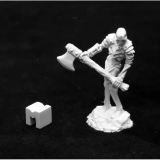 Reaper Miniatures Bog Skeleton with Great Axe #03943 Dark Heaven Unpainted Metal - Your Source for Gaming Essentials Best Sale