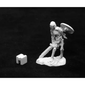 Reaper Miniatures Bog Skeleton with Sword & Shield #03944 Unpainted Metal Mini - Your Source for Gaming Essentials New