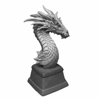 Reaper Miniatures Bones 5: Dragon Bust #19229 Unpainted Plastic Figure - Your Source for Gaming Essentials Best