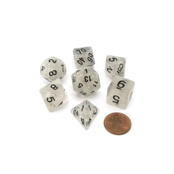 Reaper Miniatures Boss Pizza Dungeon Dice - Starlight Glitter - Your Source for Gaming Essentials Cheap