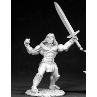 Reaper Miniatures Brand, Male Barbarian #02529 Dark Heaven Unpainted Metal - Your Source for Gaming Essentials Flash Sale