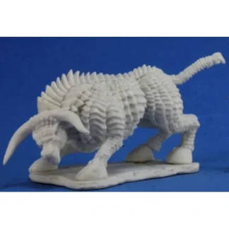 Reaper Miniatures Brass Bull #77256 Bones Unpainted Plastic D&D RPG Mini Figure - Your Source for Gaming Essentials New