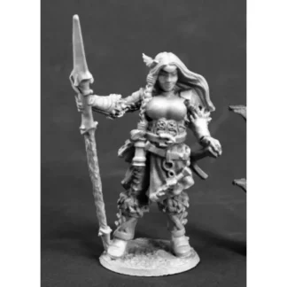 Reaper Miniatures Bregan, Valkyrie#03810 Dark Heaven Unpainted Metal Figure - Your Source for Gaming Essentials Clearance