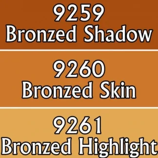 Reaper Miniatures Bronzed Skin Triad #09787 Master Series Triads 3 Pk .5oz Paint - Your Source for Gaming Essentials New