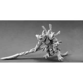 Reaper Miniatures Brood Dragon Rider #14549 Reptus Unpainted RPG D&D Mini Figure - Your Source for Gaming Essentials Fashion