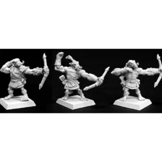 Reaper Miniatures Bull Orc Archers (6), Reven Adept 06162 Warlord Army Unpainted - Your Source for Gaming Essentials Online