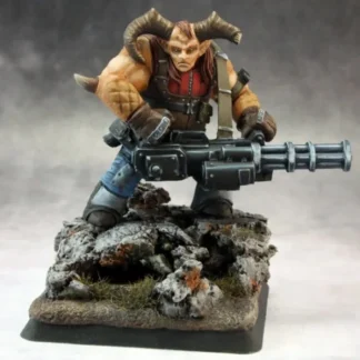 Reaper Miniatures Caine, Cyber-Troll #50287 Chronoscope D&D RPG Unpainted Figure - Your Source for Gaming Essentials Outlet