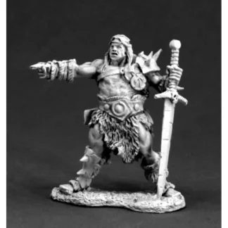 Reaper Miniatures Cal Arath, Barbarian Prince 03619 Dark Heaven Unpainted Metal - Your Source for Gaming Essentials Sale