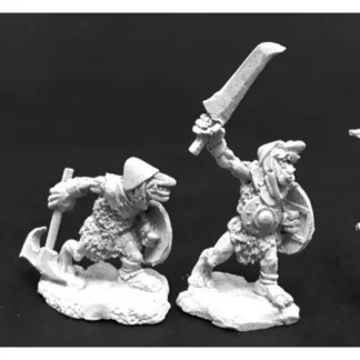 Reaper Miniatures Cave Goblin Warriors (2) #03776 Dark Heaven Legends Unpainted - Your Source for Gaming Essentials Clearance