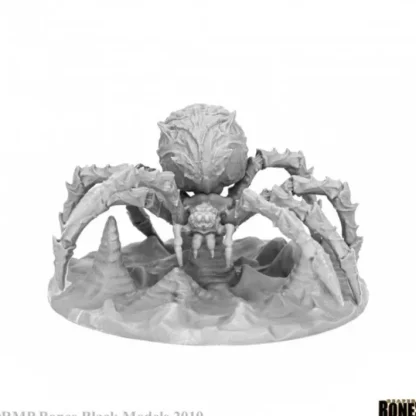 Reaper Miniatures Cave Spider #44057 Bones Black Unpainted Plastic RPG Figure - Your Source for Gaming Essentials Outlet