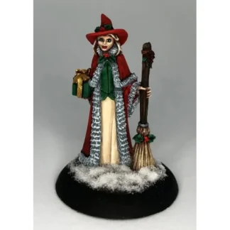 Tabletop Miniatures | Reaper Miniatures Christmas Witch #01632 Special Edition Holiday Metal Mini - Your Source for Gaming Essentials