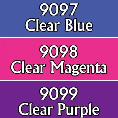 Reaper Miniatures Clear Brights 2 #09733 Master Series Triads 3 Pack .5oz Paint - Your Source for Gaming Essentials Fashion