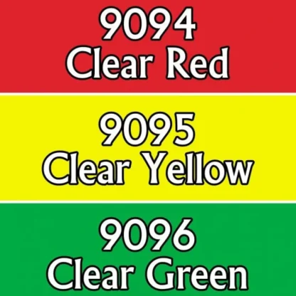 Reaper Miniatures Clear Brights 1 #09732 Master Series Triads 3 Pack .5oz Paint - Your Source for Gaming Essentials Sale