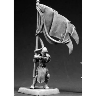 Reaper Miniatures Crusader Standard Bearer #14523 Warlord Unpainted RPG D&D Mini - Your Source for Gaming Essentials Best Sale