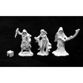 Reaper Miniatures Cultist Minions of the Crawling One (3) #03940 Unpainted Metal - Your Source for Gaming Essentials Hot