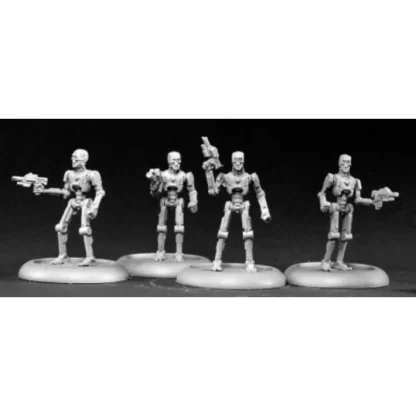 Reaper Miniatures Cyber-Reavers (4) #50097 Chronoscope Metal D&D RPG Mini Figure - Your Source for Gaming Essentials Hot