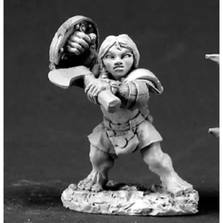 Reaper Miniatures Dannin Deepaxe Female Dwarf 03363 Dark Heaven Unpainted Metal - Your Source for Gaming Essentials Sale