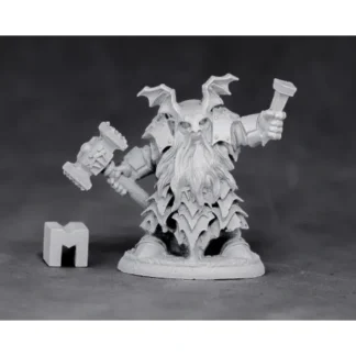 Reaper Miniatures Dark Dwarf Irontongue Priest 03883 Unpainted Metal Mini Figure - Your Source for Gaming Essentials Online