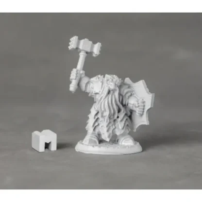 Reaper Miniatures Dark Dwarf Striker#03892 Dark Heaven Unpainted Metal Figure - Your Source for Gaming Essentials Clearance