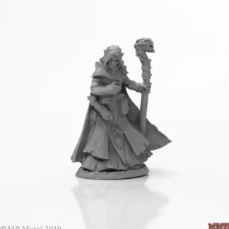 Reaper Miniatures Dark Elf Male Wizard #03982 DHL Unpainted Metal Figure - Your Source for Gaming Essentials New