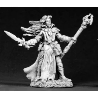 Reaper Miniatures Dark Elf Sorcerer #02613 Dark Heaven Legends Unpainted Metal - Your Source for Gaming Essentials New