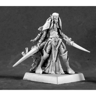 Reaper Miniatures Dark Elf Warrior 14570 Darkreach Unpainted RPG D&D Mini Figure - Your Source for Gaming Essentials New