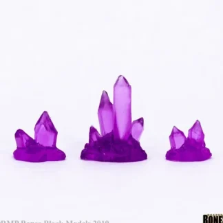 Reaper Miniatures Darkreach Crystals (3) #44069 Bones Black Unpainted Plastic - Your Source for Gaming Essentials New