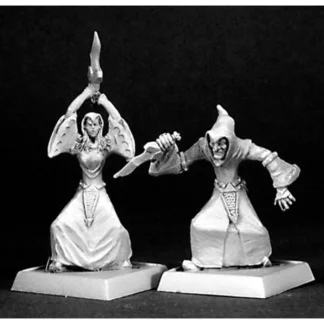 Reaper Miniatures Darkthrall Cultists (9) 06175 Warlord Army Pack Unpainted Mini - Your Source for Gaming Essentials New