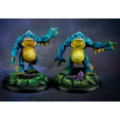 Reaper Miniatures Deep Ones (2 Pieces) #03707 Dark Heaven Unpainted Metal Figure - Your Source for Gaming Essentials Cheap