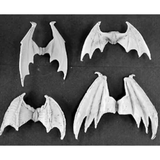 Reaper Miniatures Demonic Wings (4 Pieces) #03182 Dark Heaven Unpainted Metal - Your Source for Gaming Essentials Shop